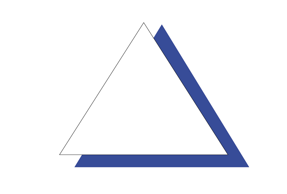 Dreieck blau